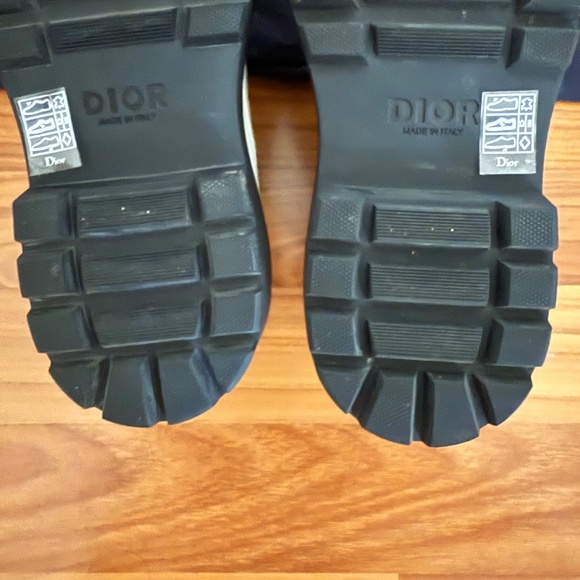 Dior x Sacai Black Men's Derby Shoes Sz 8 Orig. $1600 - Picture 10 of 12